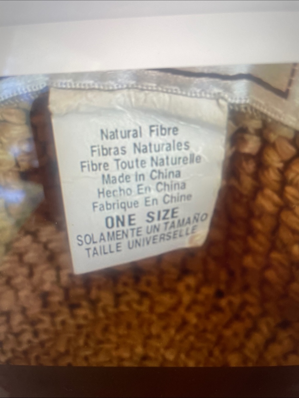 The Scala Collection Woven Straw Sun Hat - Natural Tan - Picture 6 of 6